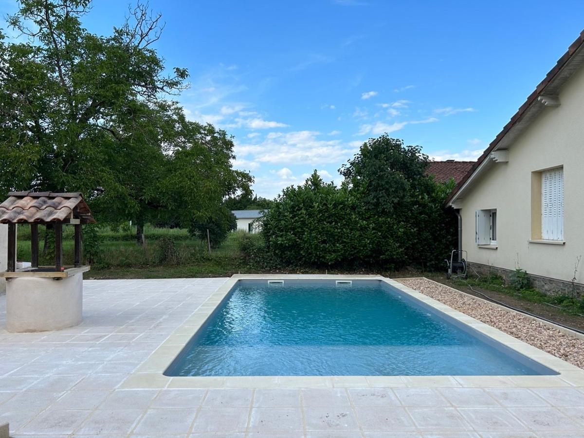 Jolie Villa Independante Climatisee 3 Chambres Tout Confort 6 Couchages, Piscine Chauffee 4 X 8 Disponible Selon Meteo De Mai A Fin Septembre, Jacuzzi 4 Places, Boulodrome Eclaire, Ping-Pong, Wifi, Proche Commerces Animaux Domestiques Sur Demande Bretenoux Экстерьер фото